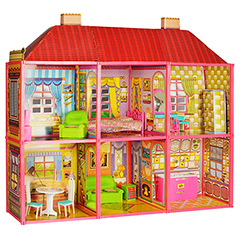 Кукольный домик для Барби "Чудесная вилла" 6 комнат