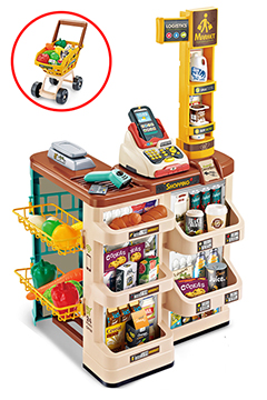 Игровой набор "SuperMarket" с тележкой и терминалом