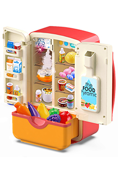 Холодильник с продуктами (Холодный Пар, свет, звук)