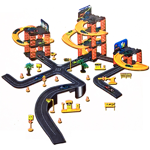 Игровой паркинг с сетью дорог "Parking Tower 3"